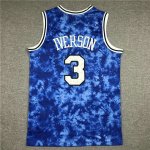 Maillot de Basket #3 Iversion 76ers starry sky Bleu